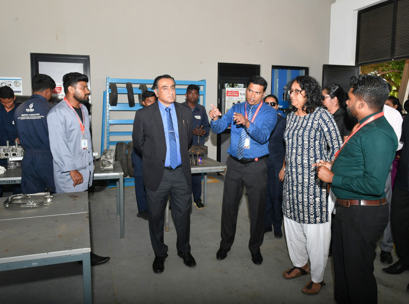 Prime Minister Inspects German Industrial Training Institute in Kilinochchi